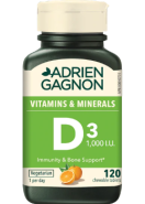 Vitamin D3 1,000iu (Orange) - 120 Chew Tabs