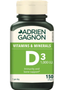 Vitamin D3 1,000iu - 150 Softgels
