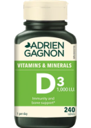 Vitamin D3 1,000iu - 240 Tabs