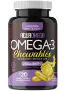 High DHA Omega-3 Chewables 2,400mg (Lemon) - 120 Softgels