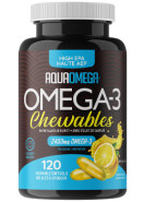 High EPA Omega-3 Chewables 2,400mg (Lemon) - 120 Softgels