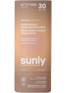 Sunly Tinted Mineral Sunscreen Face Stick SPF30 (Unscented) - 20g
