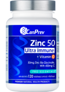Zinc 50 Ultra Immune + Vitamin C - 120 V-Caps