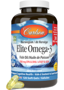 Elite Omega-3 Gems Fish Oil - 90 + 30 Softgels BONUS