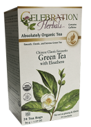 Green Tea With Eleuthero (Organic) - 24 Tea Bags