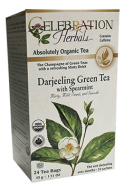 Green Tea Darjeeling With Spearmint(Organic) - 24 Tea Bags
