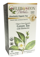 Green Tea With Elderberries (Organic) - 24 Tea Bags