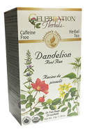 Dandelion Root Raw Tea (Organic) - 24 Tea Bags