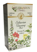 Siberian Ginseng (Organic Eleuthero) Root Tea - 24 Tea Bags