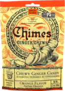 Ginger Chews Bag (Orange) - 100g