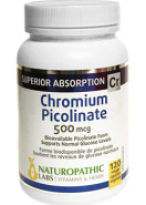 Chromium Picolinate 500mcg - 120 V-Caps