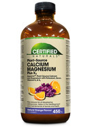 Calcium Magnesium + K2 Liquid (Orange Plant Based) - 450ml