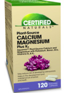 Calcium Magnesium + K2 (Plant-Source) - 120 V-Caps