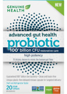 Advanced Gut Health Probiotic High Potency (100 Billion CFU) - 20 V-Caps