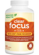 Clear Focus With Lion’s Mane Mushroom - 60 Caps