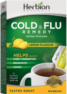 Cold & Flu Remedy (Natural Lemon) - 10 Sachets