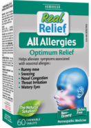 Real Relief All Allergies - 60 Chew Tabs