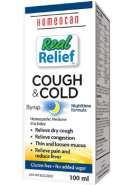 Real Relief Cough & Cold Syrup Nighttime Formula - 100ml