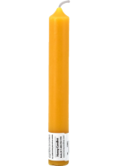 Pure Beeswax Candlestick - 6 Inch Tube