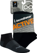 Active Socks (Low Cut, Black, SM) - 1 Pair