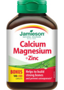 Calcium Magnesium + Zinc - 100 + 100 Caps BONUS