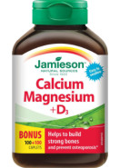 Calcium Magnesium + D3 - 100 + 100 Caps BONUS