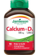 Calcium With Vitamin D - 90 Caps
