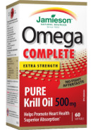 Omega Complete Extra Strength Super Krill 500mg - 60 Softgels