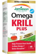 Omega Krill Plus (No Fishy Aftertaste) 500mg - 60 Softgels
