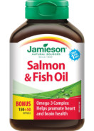Salmon & Fish Oil Omega-3 Complex - 150 + 50 Softgels BONUS