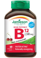 Vitamin B-12 (Methylcobalamin) 2,500mcg - 60 Sublingual Tabs