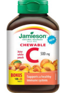 Vitamin C Chewable 500mg (White Peach) - 120 Tabs