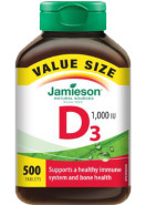 Vitamin D 1,000iu - 500 Tabs