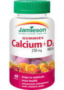 Calcium And Vitamin D Gummies - 60 Gummies