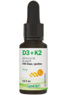 Organic Vitamin D3 250iu & K2 30mcg (Orange) - 13.5ml
