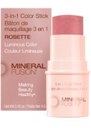 3-In-1 Color Stick (Rosette-Pale Pink With Shimmer) - 5g