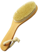 Natural Bristle Body Brush (Wood) - 1 Brush
