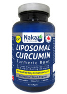 95% Liposomal Curcumin Turmeric Root With Black Pepper - 60 Softgels - Naka