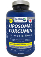 95% Liposomal Curcumin Turmeric Root With Black Pepper - 120 Softgels - Naka