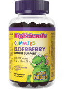 Big Friends Elderberry Immune Support (Natural Berry) - 60 Gummies