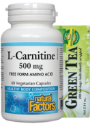 L-Carnitine (Free Form) 500mg - 60 V-Caps
