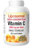 Liposomal High Absorption Vitamin C 1,000mg - 180 Liquid Softgels