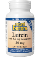 Lutein 20mg - 120 + 30 Softgels FREE