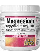 Magnesium Bisglycinate 200mg Pure - 120g