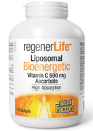 RegenerLife Liposomal Bioenergetic Vitamin C Ascorbate 500mg - 120 Softgels