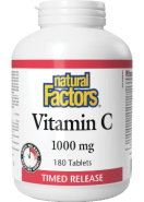 Vitamin C 1,000mg Time Release - 180 Tabs