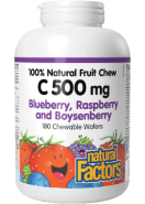 Vitamin C 500mg (Blueberry/Raspberry/Boysenberry) Chewable - 180 Wafers