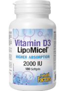 Vitamin D3 LipoMicel 2000iu - 180 Softgels