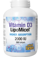 Vitamin D3 LipoMicel 2000iu - 360 Softgels