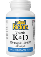 Vitamin K + D - 60 Softgels